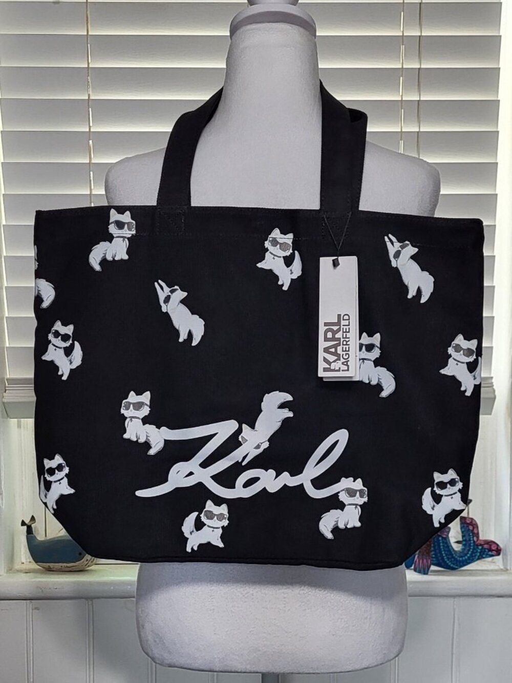 ✨ Karl Lagerfeld K/Ikon Choupette Tote Bag ✨